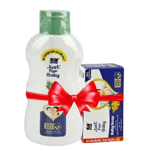 Parachute Just for Baby Lotion 100 ml-Free Parachute Baby Soap 25gm